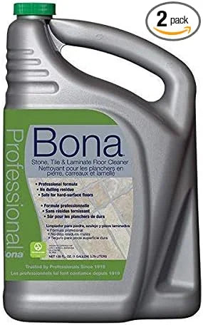 Bona Pro Series Wm700018175 Stone Tile and Laminate Cleaner Ready to Use FamilyValue 2Pack (128Oz)